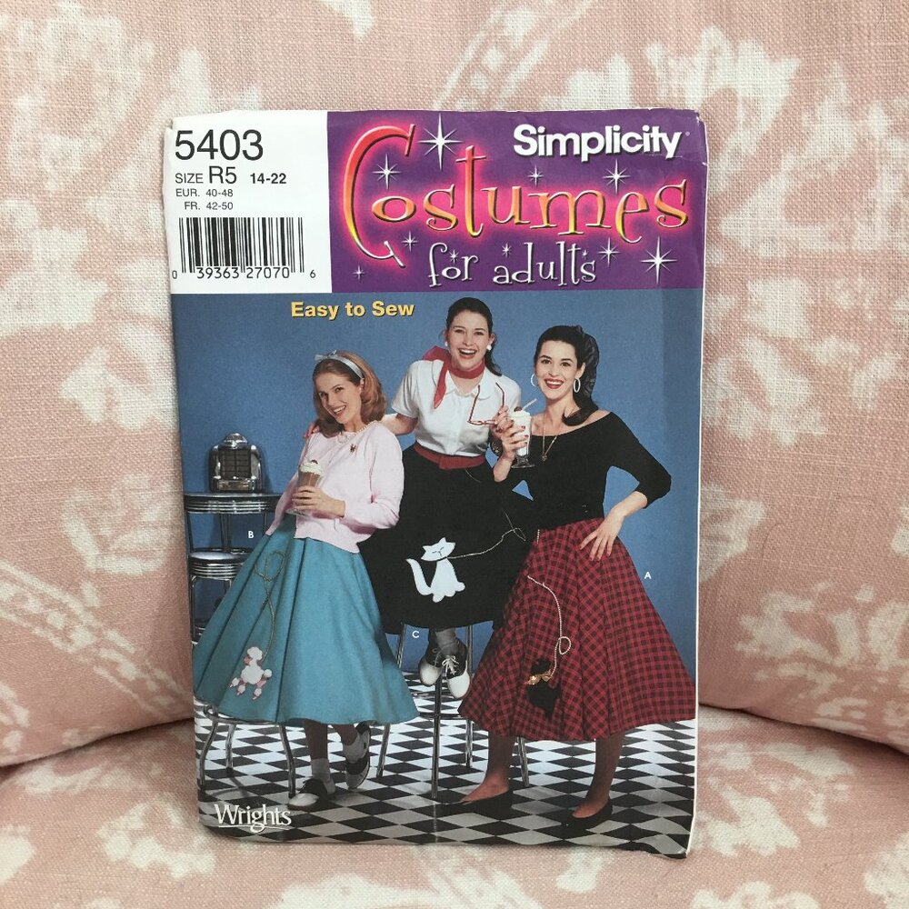 Simplicity 5403 Poodle Skirt Pattern